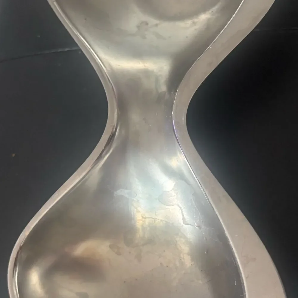 ALESSI Ron Arad Design Babyboop 2-Section 18/10 Stainless Steel Serving Bowl